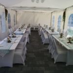 Hochzeit Forsthaus Kalkofen -Weiße Hussen